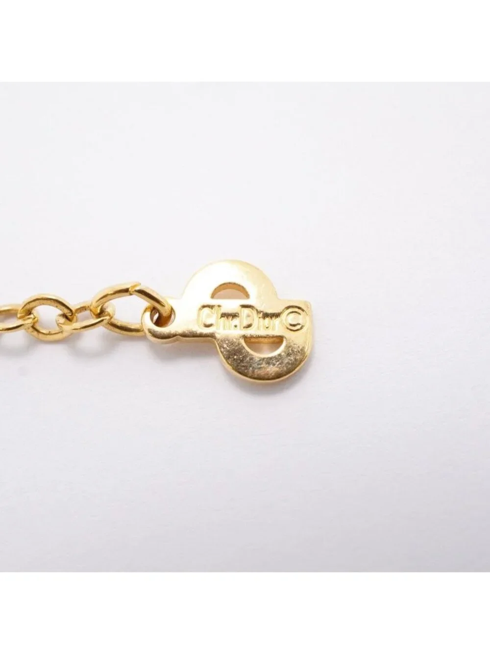 Dior Necklace CD Logo Gold Plated